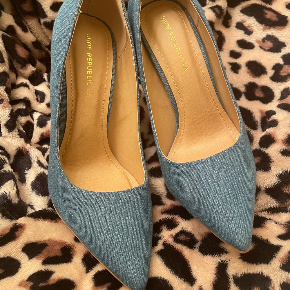 Denim Pumps
